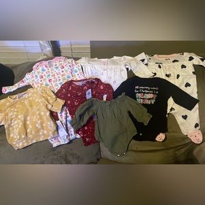 Baby girl fall bundle size 3-6 mo
